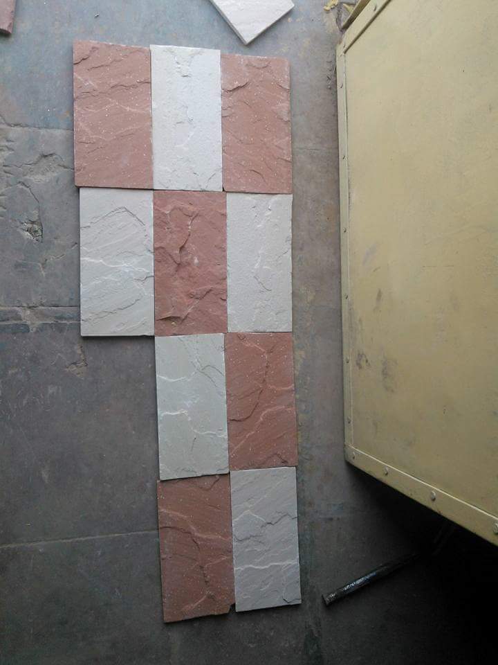 Dual-Tone Natural Split Brick Cladding