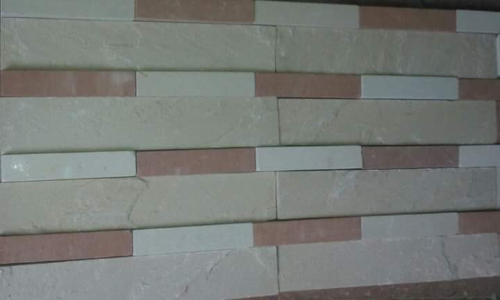 Multicolor Rustic Sandstone Strip Cladding