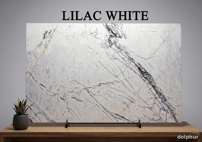 Lilac White imported marble