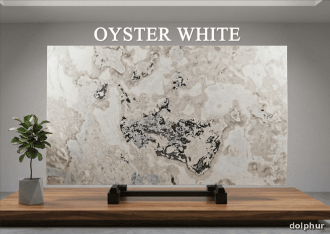 Oyster White marble