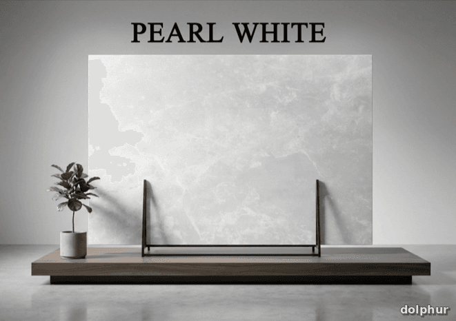 Pearl White marble