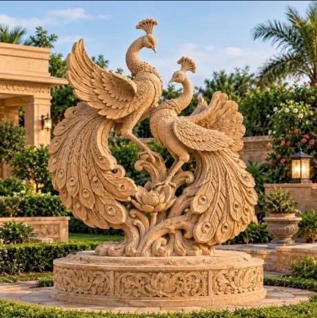 PEACOCK SCULPTURE