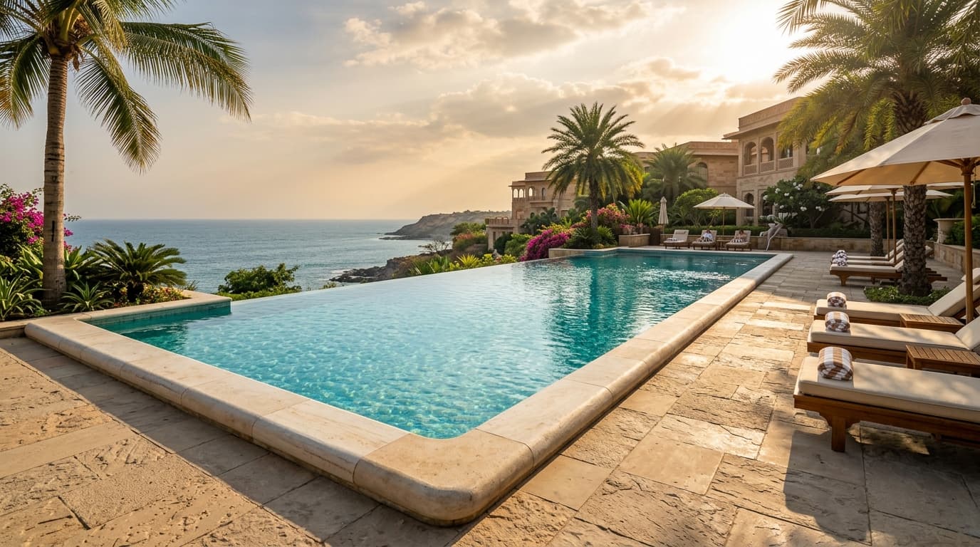 Resort Pool Copings & Non-Slip Decks