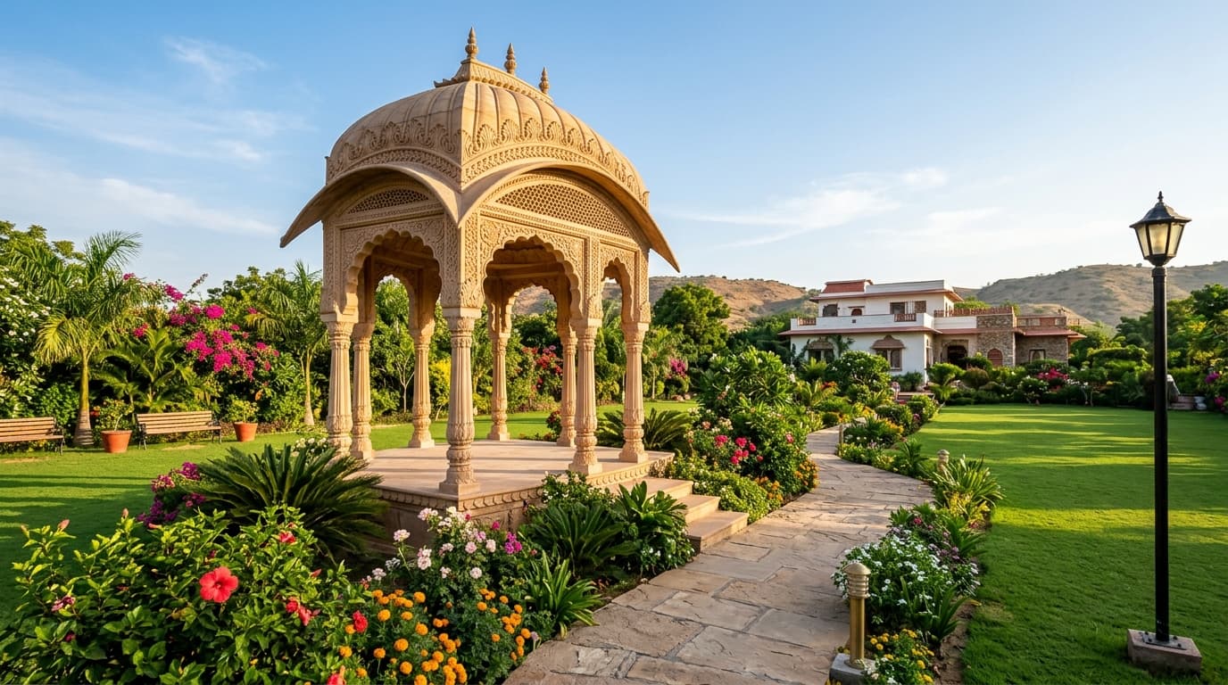 Hand-Carved Gazebos, Pergolas & Garden Baradaris