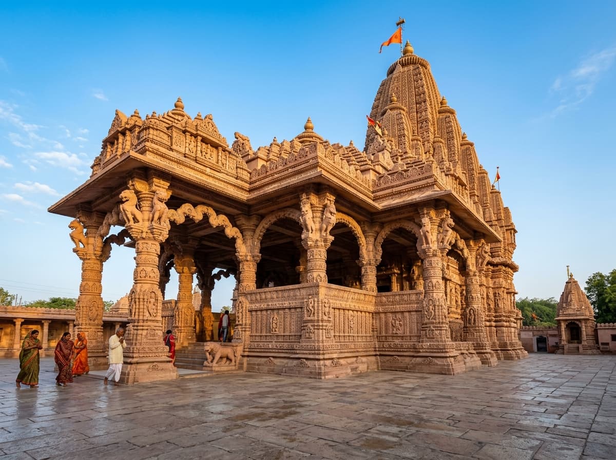Monumental Temple Sanctum & Monolithic Mandapam