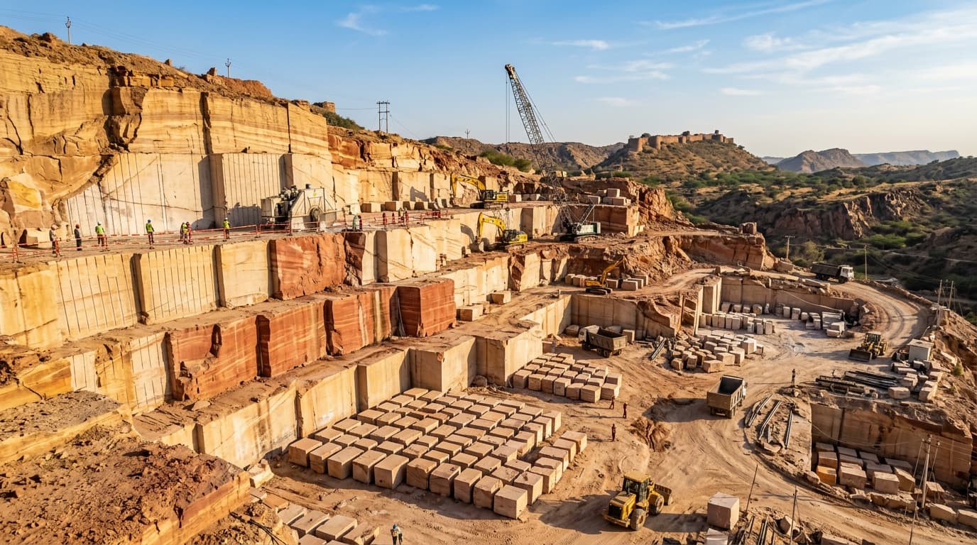 Sarmathura Sandstone Quarry Operations